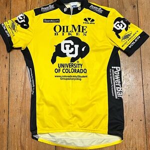 Voler University of Colorado Yellow and Black Cycling Jersey